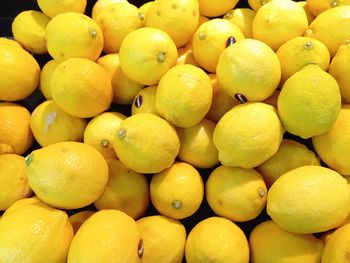 Full frame shot of lemons