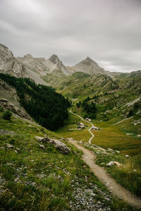 Hiking and road trip to the french alps, france.