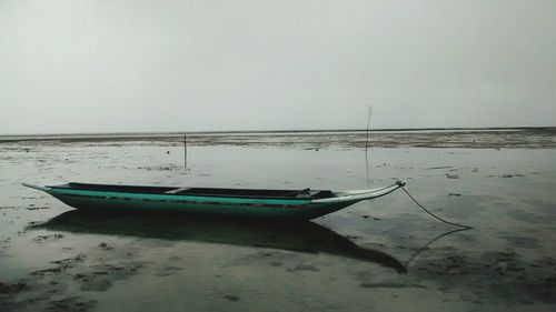 Boats in calm sea