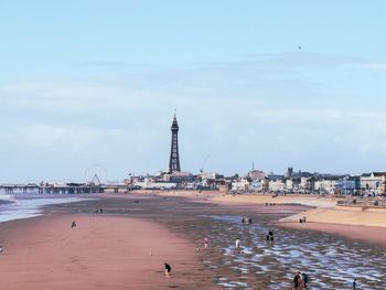 Group of people on beach