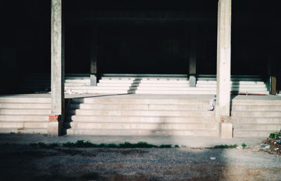 Interior of abandoned building