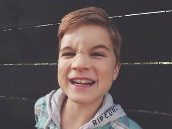 Portrait of smiling boy