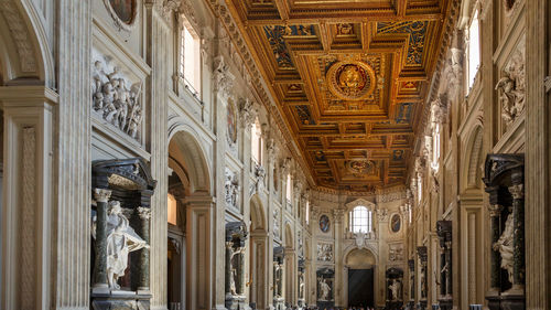 Interior of archbasilica of saint john lateran