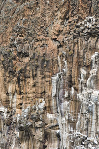 Full frame shot of rock formations 