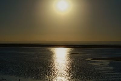 View of calm sea against the sky