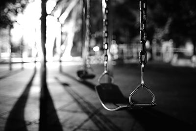 Empty swing