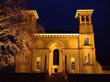 Low angle view of church