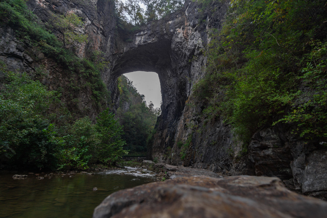 SCENIC VIEW OF RIVER FLOWING THROUGH ROCKS