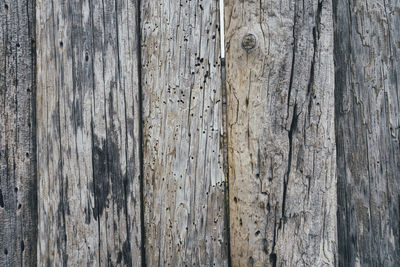 Full frame shot of wooden wall