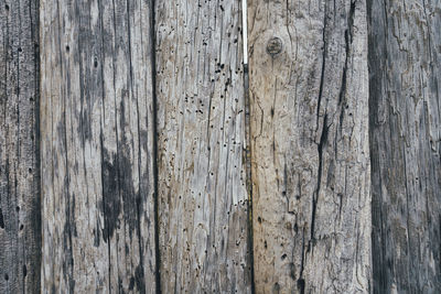 Full frame shot of wooden wall