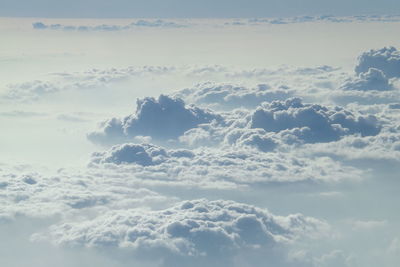 Low angle view of clouds in sky