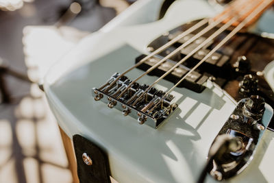 Close-up of guitar