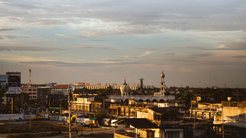 Cityscape against sky