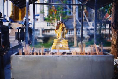 Close-up of statue