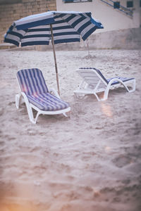 Empty chairs in a row