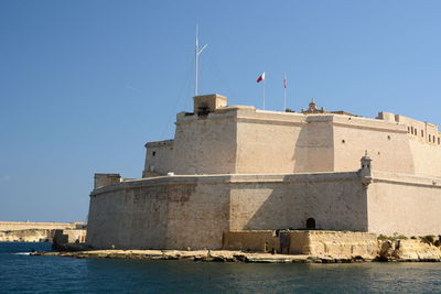 View of fort against sky