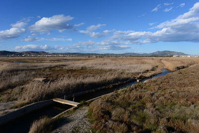 Scenic view of landscape against sky