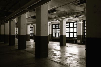 Interior of building