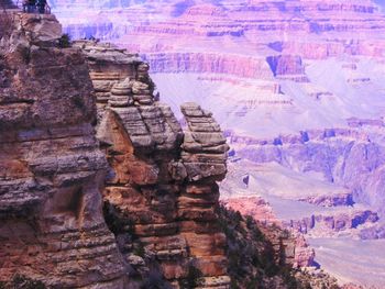 View of rock formations