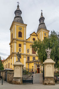 The cistercian church of eger in old town, hungary