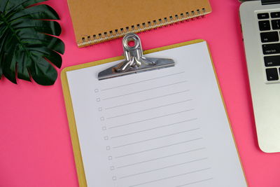 note pad
