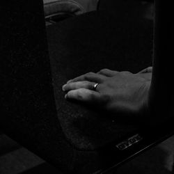 Close-up of hands