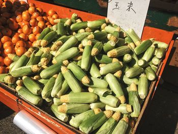 Variety of food for sale