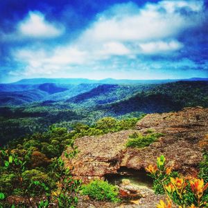 Scenic view of landscape against sky