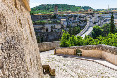 The stone tells. stone wonder. gravina in puglia. italy