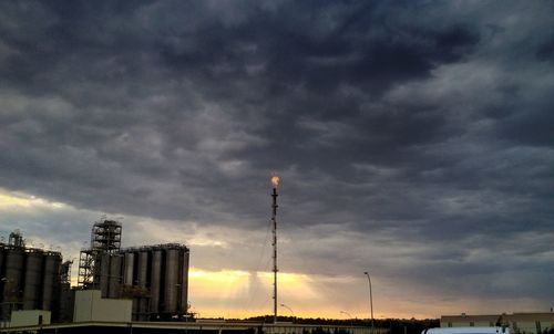 Low angle view of cloudy sky