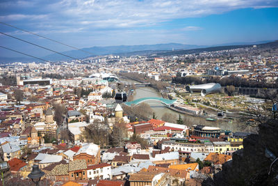 Aerial view of cityscape