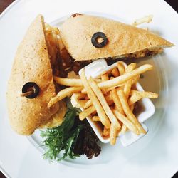 Close-up of food on plate