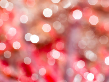 Defocused image of christmas lights