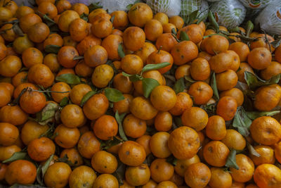 Full frame shot of fruits for sale at market