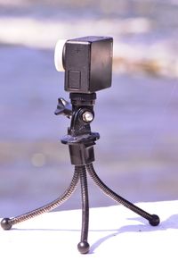 Low angle view of camera