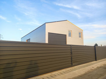 Low angle view of building against sky