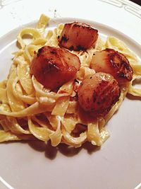 Close-up of food in plate