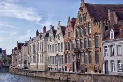 Buildings against sky in city