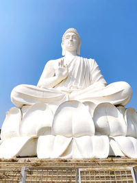 Low angle view of statue