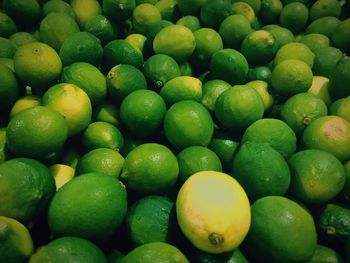 Full frame shot of oranges in market