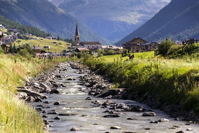 Scenic view of mountains