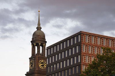 Low angle view of building against sky