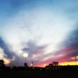 Scenic view of sky at sunset