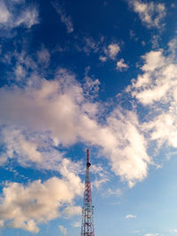 Display of the communication antenna at noon time