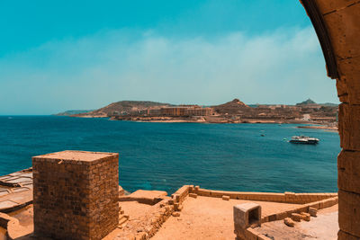 Panoramic view of sea against sky