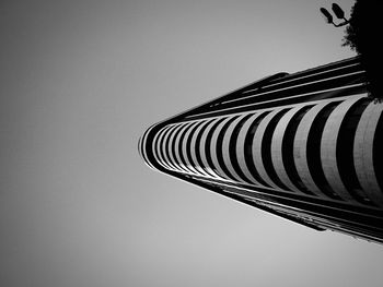 Low angle view of building against clear sky