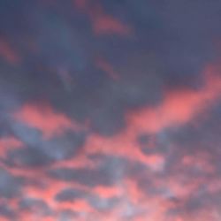 Low angle view of cloudy sky