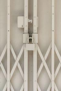 Full frame shot of metal gate