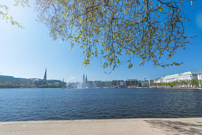 View of city at waterfront