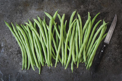 High angle view of vegetables